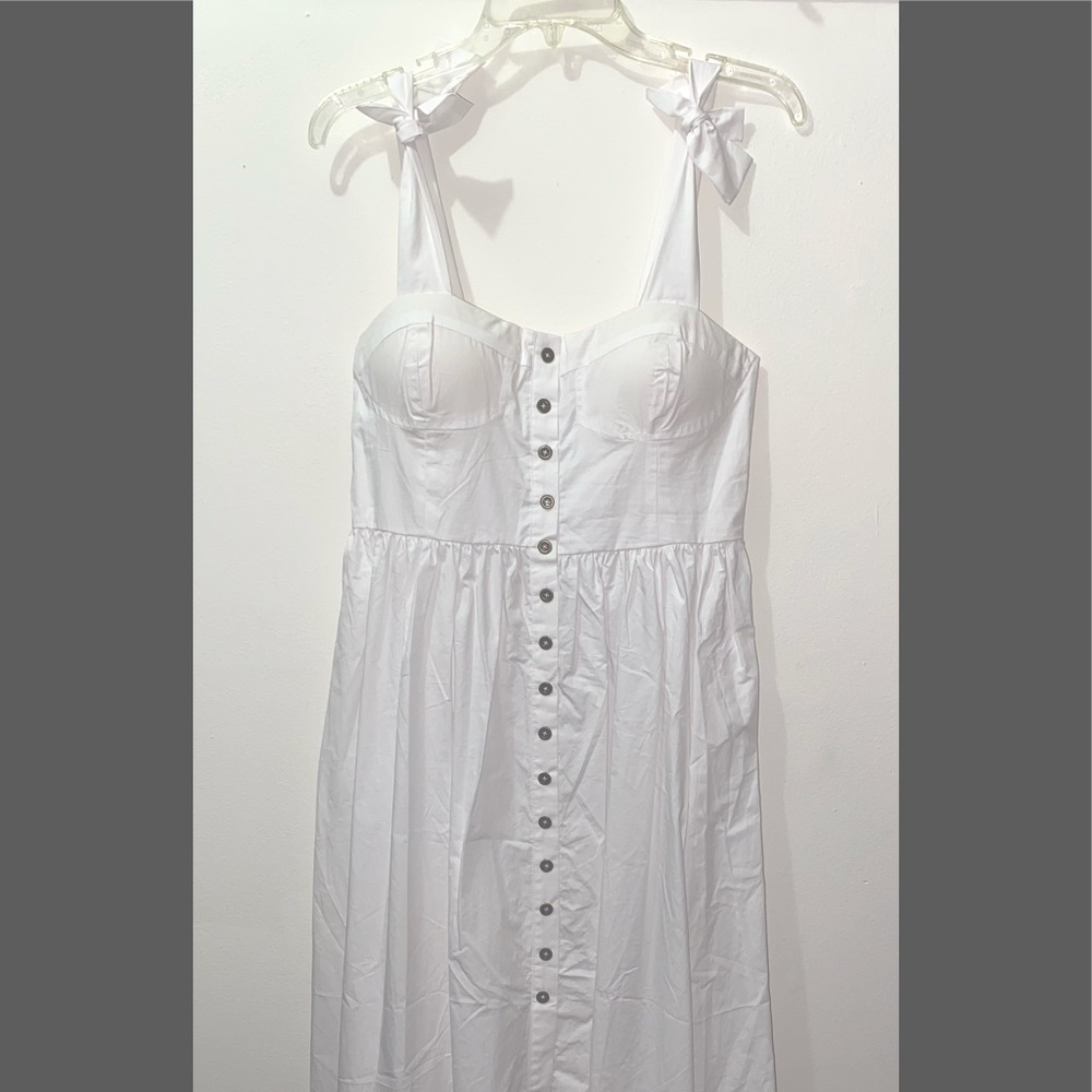 ☀️Chic Wish White Summer dress